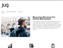 Tablet Screenshot of jugmedianetwork.com